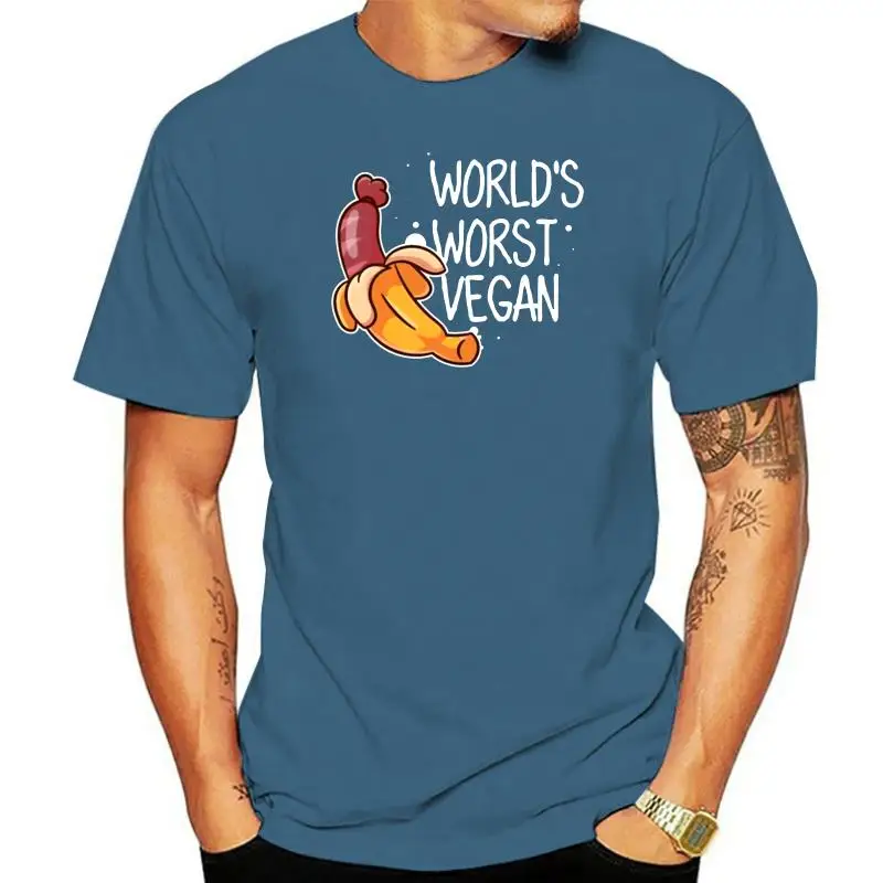 

Worlds Worst Vegan Anti Vegan Meat Bbq Sausage T Shirt Interesting Tee Shirt Customize Vintage Outfit Basic Size S - 6xl Shirt