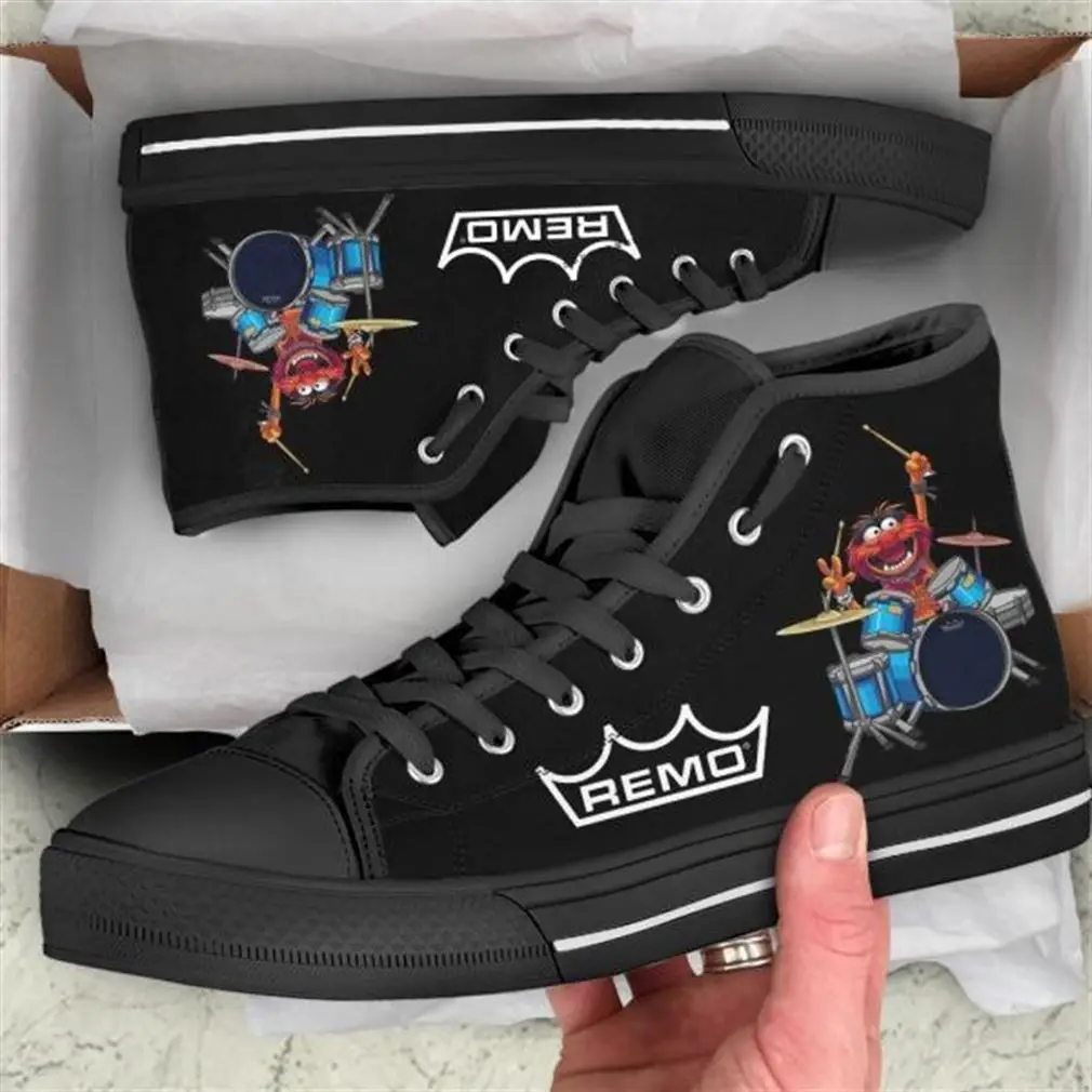 

Hot Cool Fashion Pop Funny New Summer High Quality The Muppets Sneakers Casual Shoes Men Women High Top Classic Board Shoes