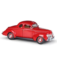 maisto 118 retro ford 1939 deluxe diecast car model collectible souvenir ornament miniature