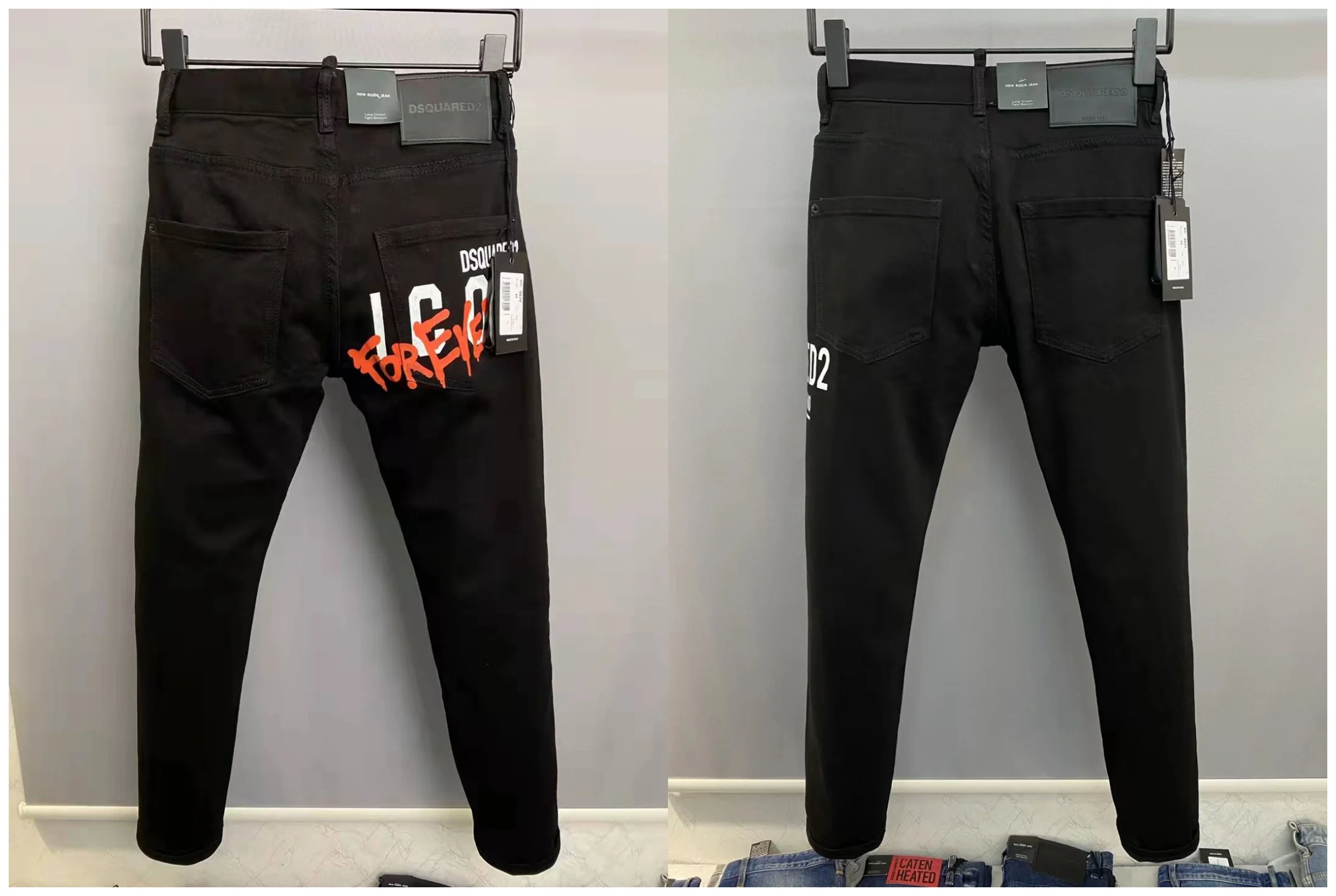 Новинка 2022 итальянский модный бренд Dsquared2 мужские потертые изношенные рваные