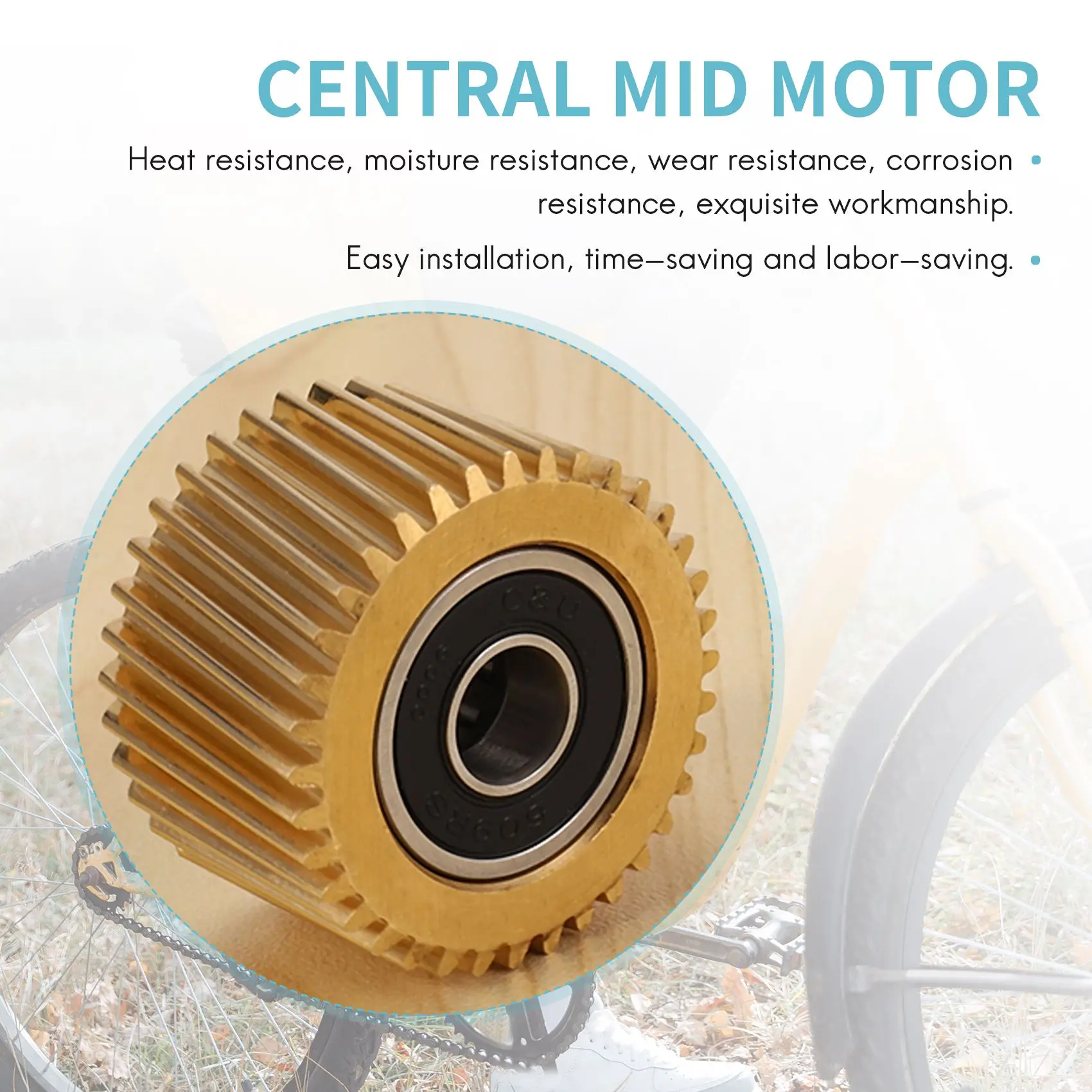 Запасная деталь металлического редуктора для двигателя среднего привода Tongsheng