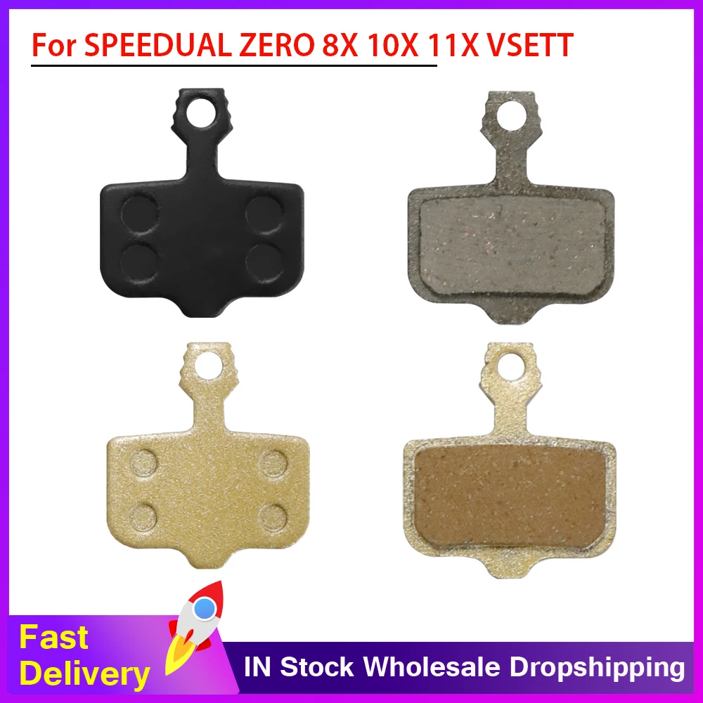 

1Pairs Semi-Metallic Disc Brake Pad for SPEEDUAL ZERO 8X 10X 11X VSETT 10+Kugoo G1 Dualtron Thunder Electric Scooter Accessories