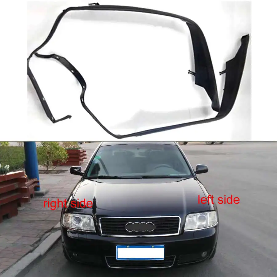 

For Audi A6 C5 2003 2004 2005 Headlight Rubber Sealing Strip Trim Headlamp Decorative Strip Waterproof Strip