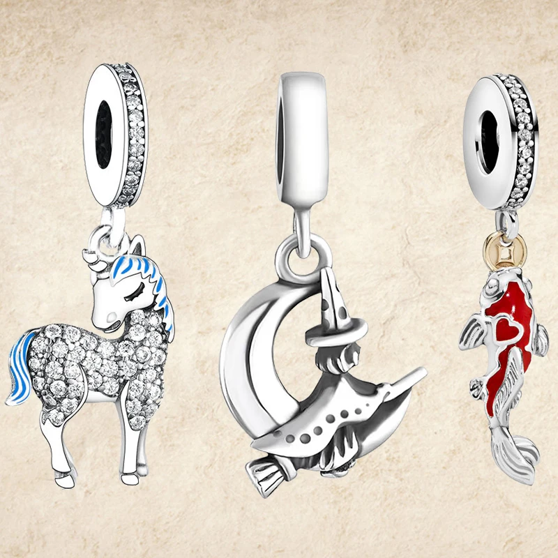 2022 Новинка 100% серебряный цвет подвески для ногтей бусины-подвески сделай сам