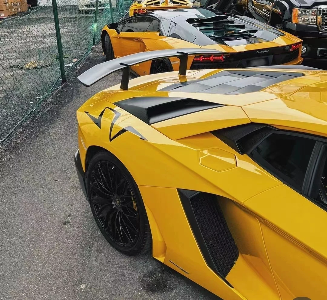 Для Lamborghini Aventador Coupe LP700 LP720 сухое углеродное волокно боковое вентиляционное