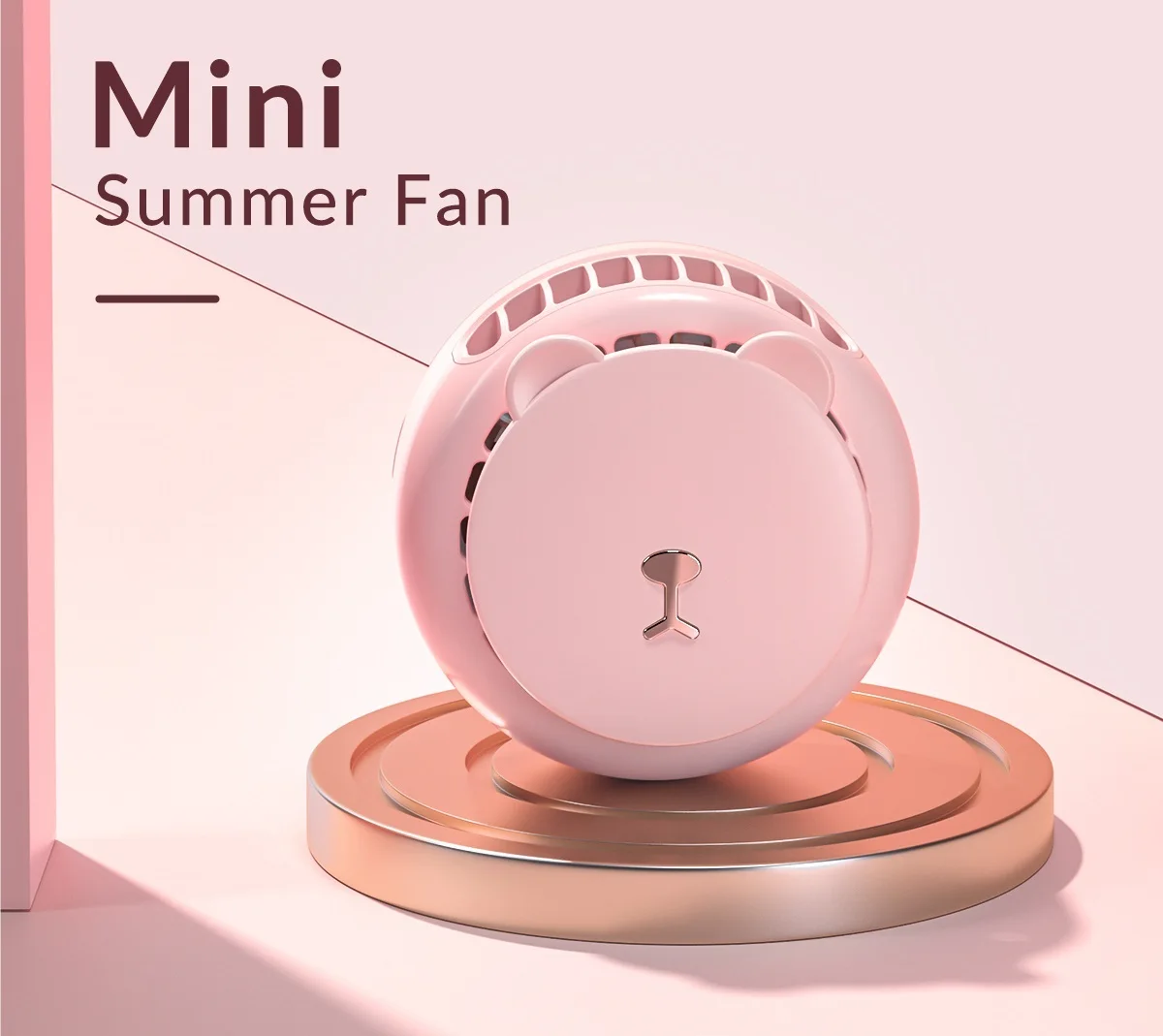 

Мини-вентилятор ORICO Портативный с питанием от USB и шнурком, 3 скорости