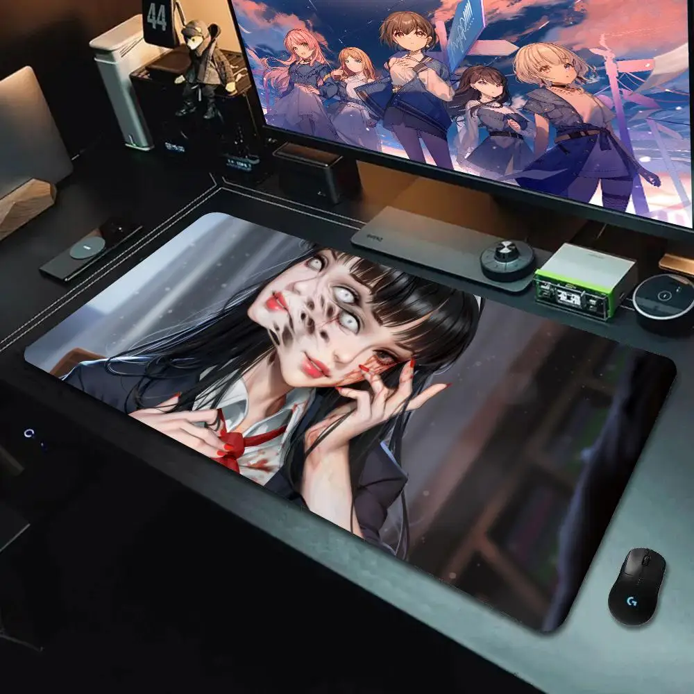 Коврик для мыши Xxl Junji Ito Tomie kwake ami Аниме игровой Настольный коврик Компьютерные