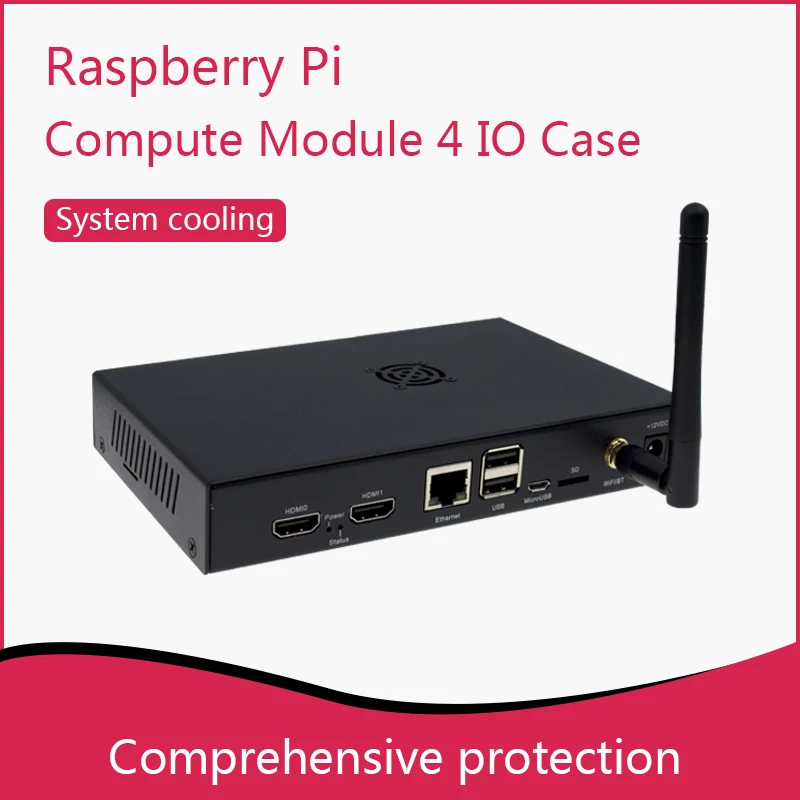 Raspberry Pi компьютерный модуль 4 плата ввода-вывода CM4 чехол металлический корпус