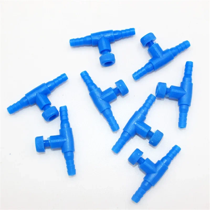

20pcs Aquarium Dripper Watering Tee Connector Aquarium Pump Flow Control Valves Adjustable Air Tube Joint Greenhouse Tools