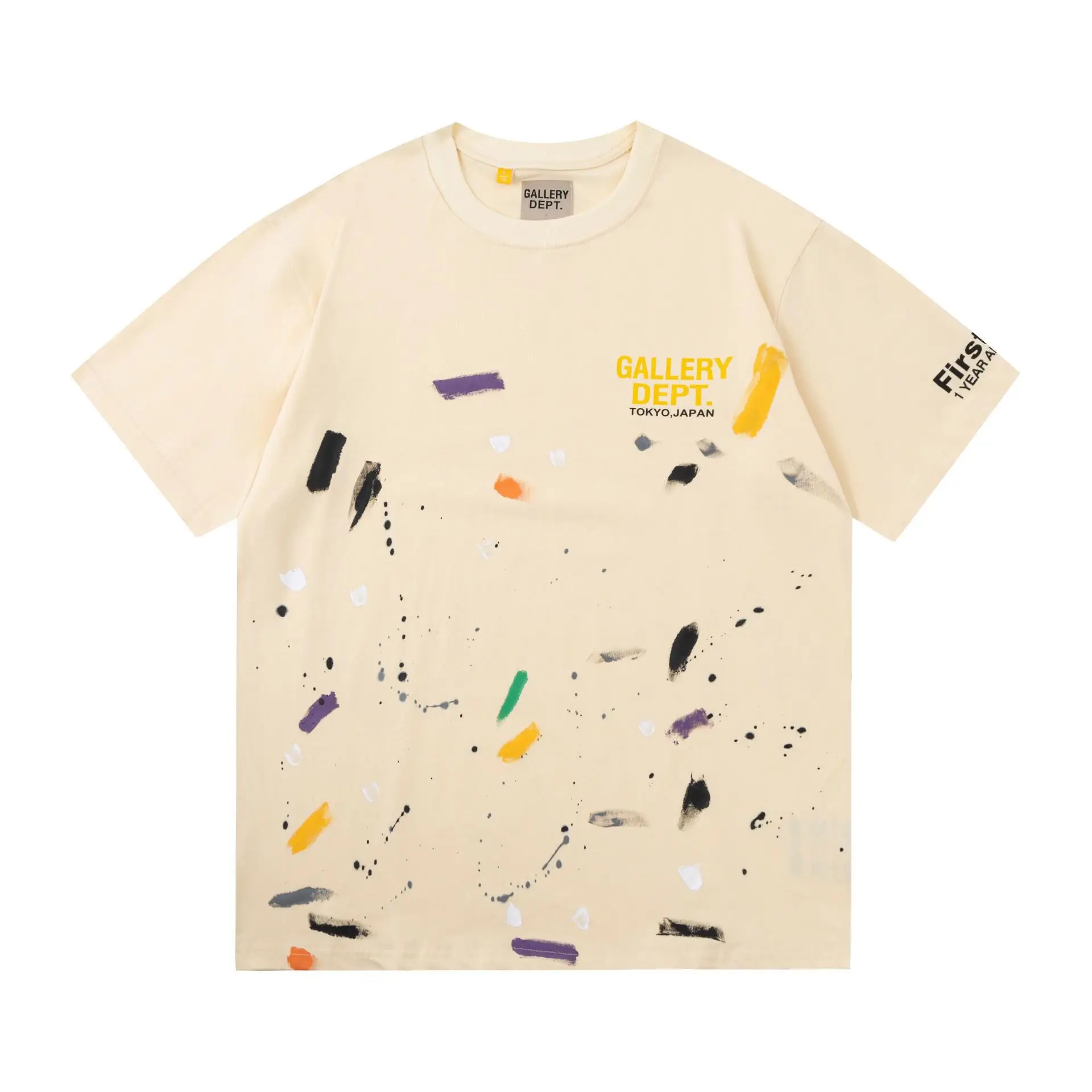 

Женская футболка с буквенным принтом галерея DEPT, новинка 2023, модная оригинальная брендовая футболка, мужские топы, летняя Мужская хлопковая футболка с коротким рукавом