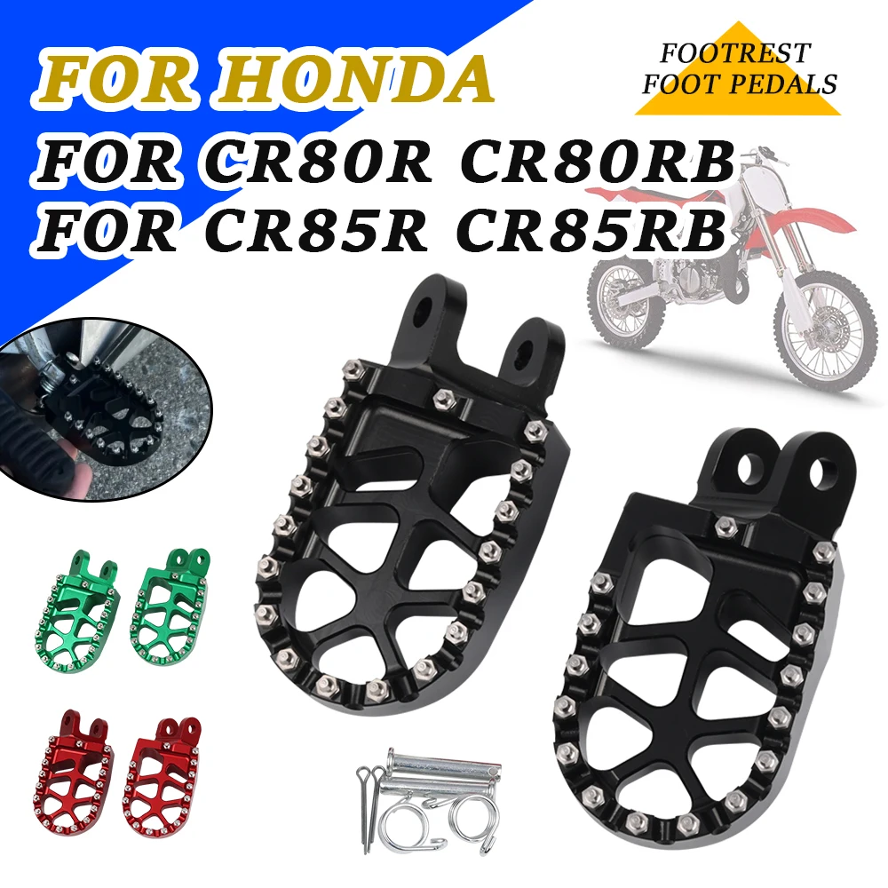 Мотоциклетные аксессуары, подножки, подножки, педали для HONDA CR80 R CR85 RB CR 80 R CR 85 RB CR80R CR80RB CR85R CR85RB