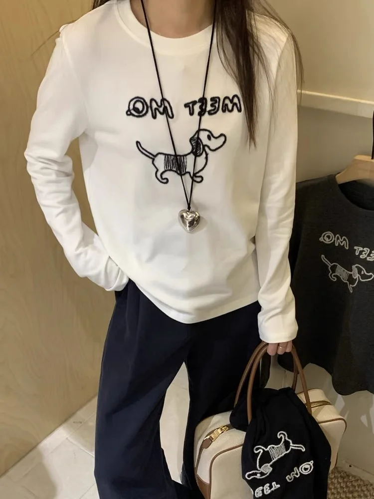 Маленькая версия шлифовальная рубашка с длинными рукавами женская осень и зима