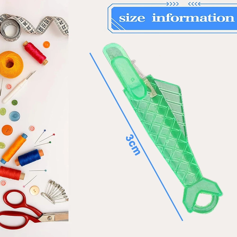 Sewing Machine Mini Needle Threader with Hook Insertion Tool Elderly Quick Automatic Thread Changer Craft Accessories | Дом и сад