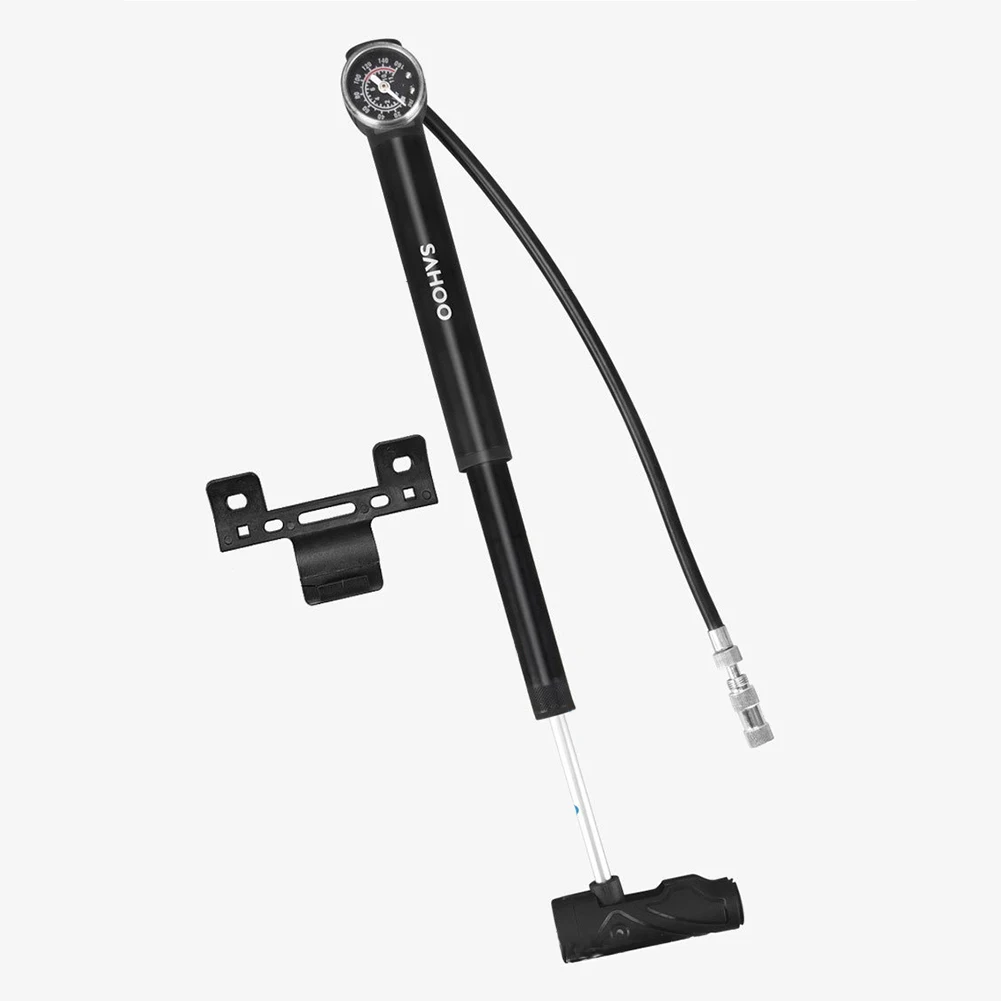 

Air Inflator Bicycle Bike Mini Pump Fork Shock Gauge Bleeder 0-100PSI Portable High Pressure Pump Cycling Equipment Ciclismo