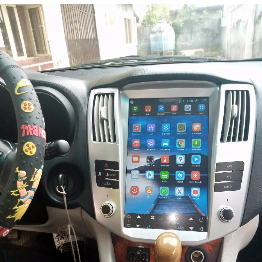 Android Radio for Lexus RX300 RX330 RX350 RX400 RX450 2004-2007 Car Stereo Tesla Screen GPS Navigation Carplay Bluetooth WiFi