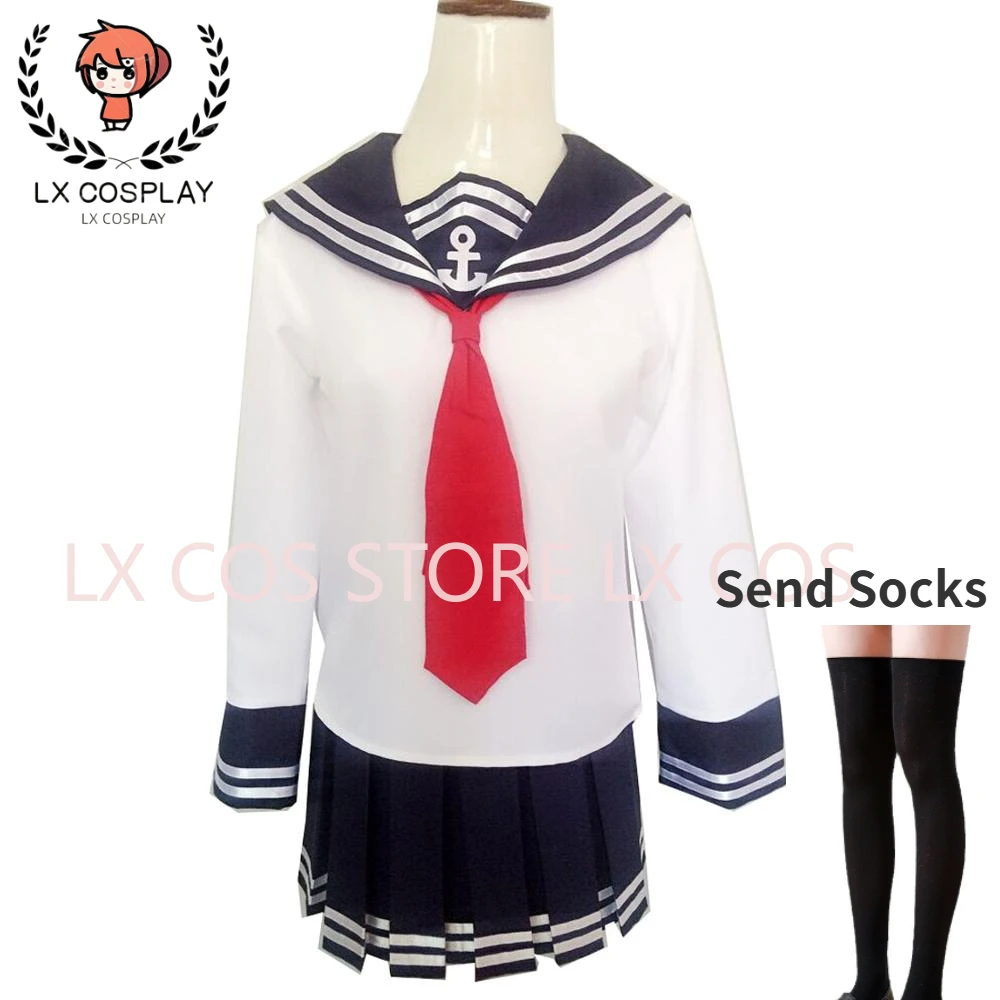 Костюм для косплея из аниме Kantai Collection hiki Ikazuchi Inazuma Akatsuki
