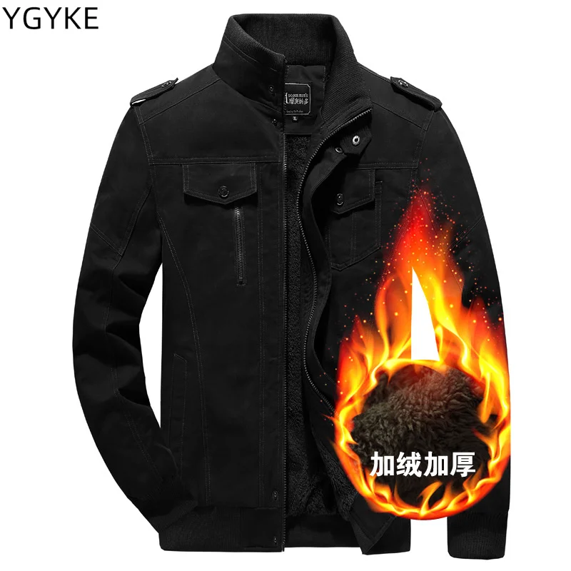 

Новинка Зима 2022, Мужская Флисовая рабочая куртка, трендовая свободная военная форма, Корейская версия, Повседневная теплая куртка, Мужская ...