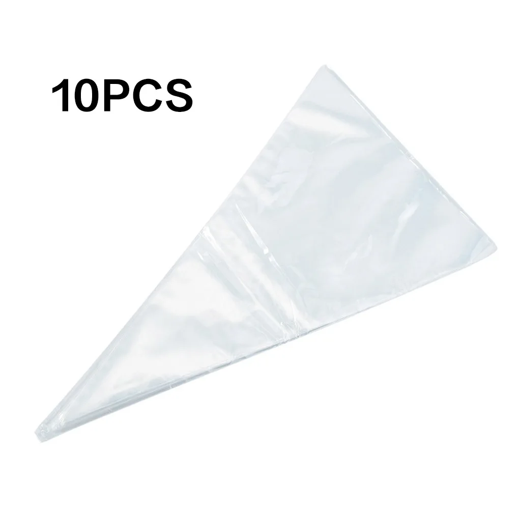 

10 шт. одноразовый мешок для глазировки торта, кондитерские изделия для мастики, крема, полиэтиленовый мешок для украшения кондитерских изде...