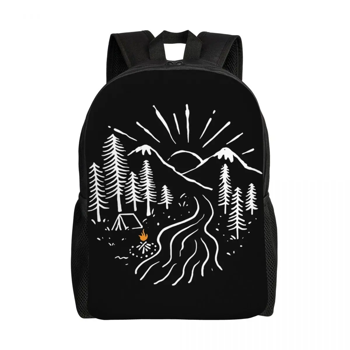 

Camping And River Travel Backpack Men Women School Computer Bookbag Travel Mountain College Student Daypack Bags