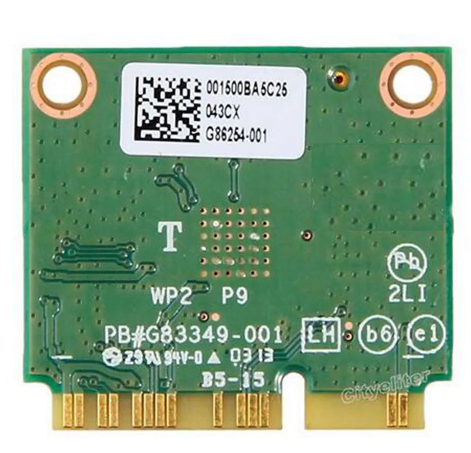 Фото 2026 Intel 7260HMW Half Mini PCIe Adapter Dual Band 802 11ac Bluetooth 4 0 Компонент сети для ноутбуков №3