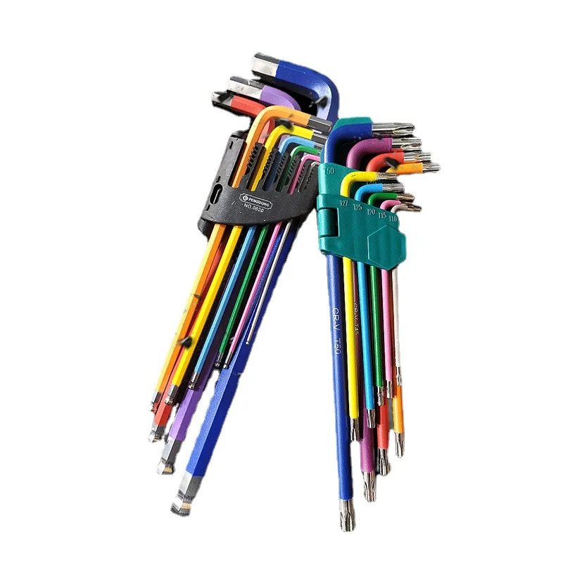 

9 шт./комплект, шестигранный ключ с цветовой кодировкой,-10 мм