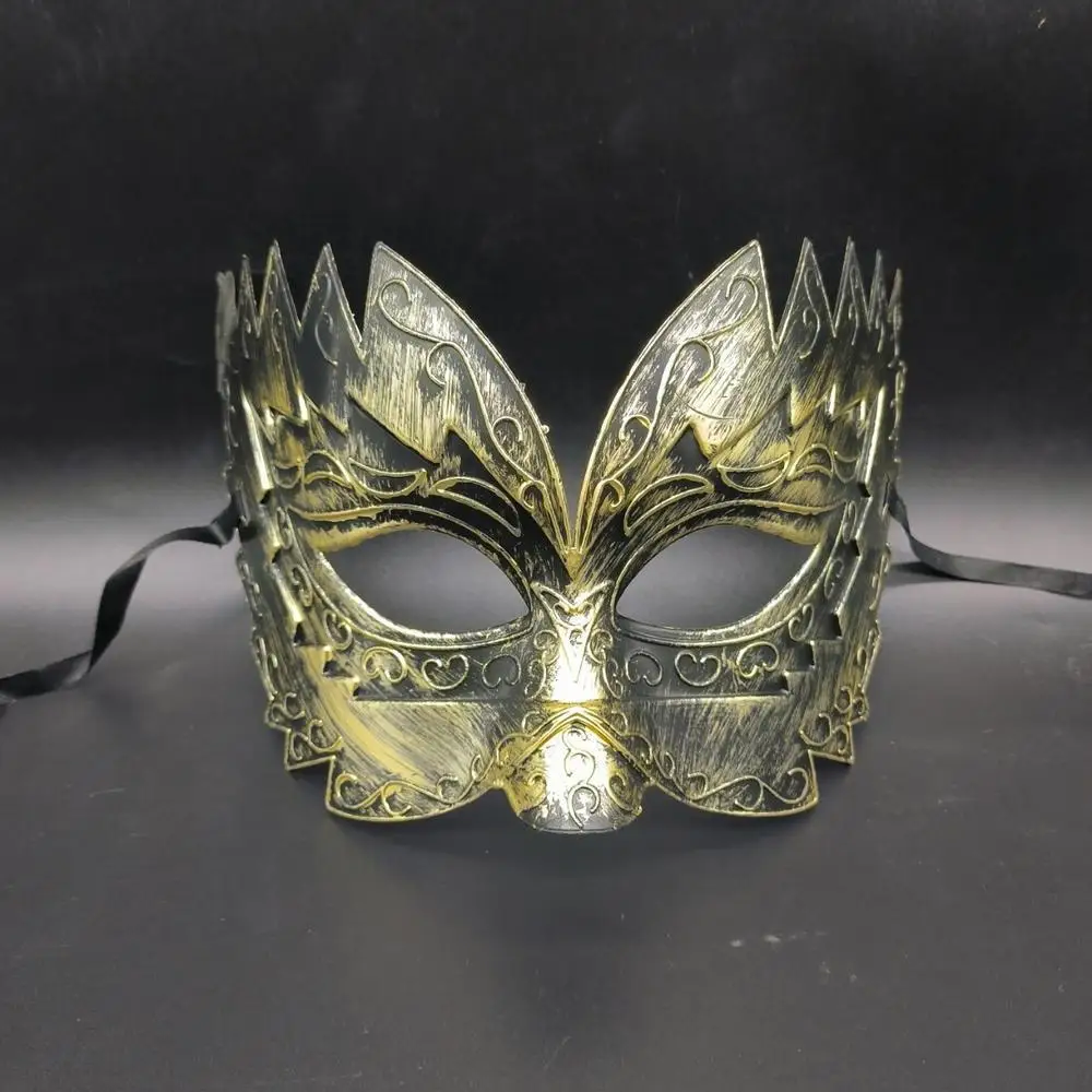 

Antique Mardi Gras Half Face Masks Carnival Masquerade Mask Halloween Costume Party Supplies,Venetian Masks Decor for Adult Kids
