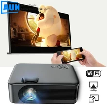 A30C LED Mini Projector Mobile Video Home Theater Media Player 3D Cinema WIFI Wireless Same Screen Projectors For Iphone Android