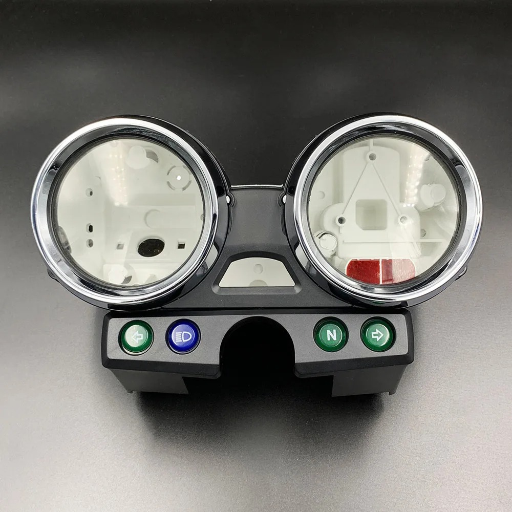 1 комплект, хромированный чехол для мотоциклетного спидометра и тахометра, чехол для датчика скорости для Kawasaki ER5 ER 5 ER-5 ER500