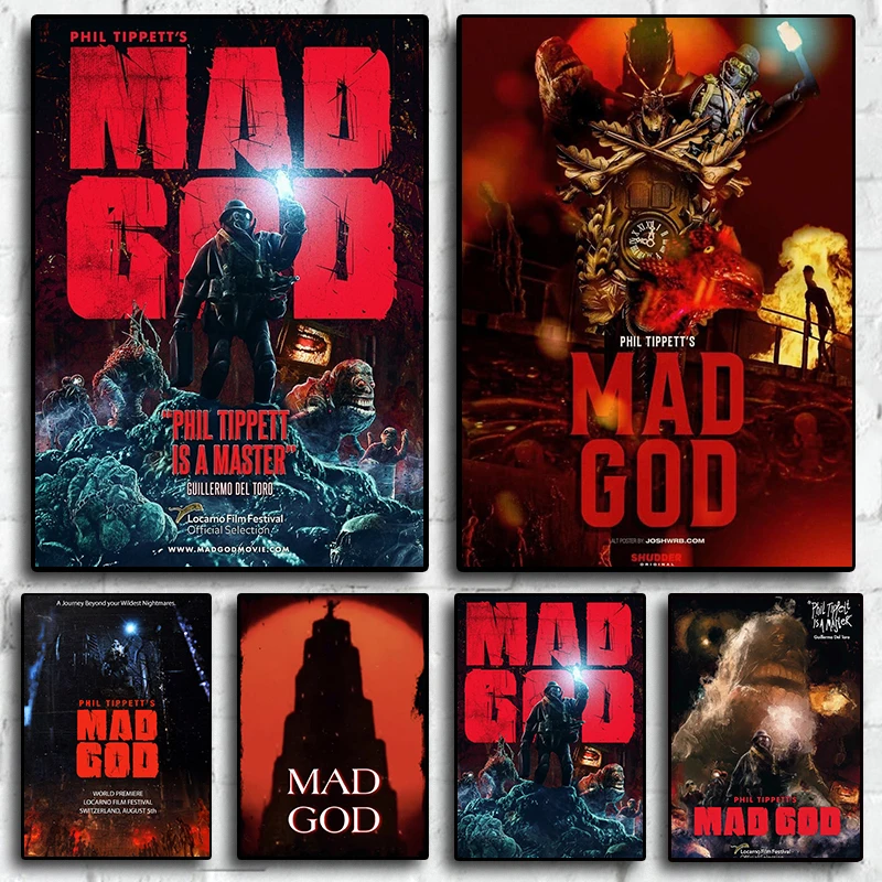 

Mad God Europe and America New Movie Characters Print Posters For Room Living Canvas Painting Art Home Wall Decor Pictures Gift