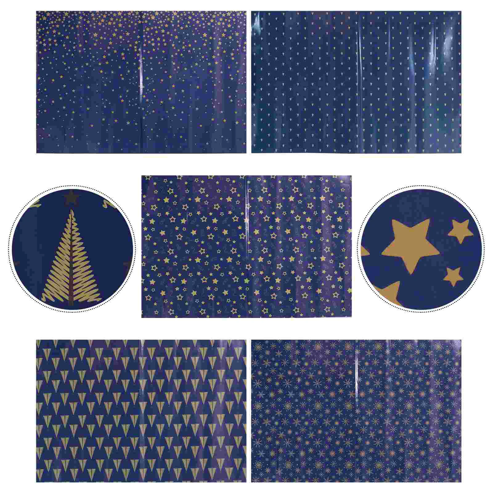 

Wrapping Paper Christmas Giftbox Wrapper Present Recyclable Candy Wedding Tree Recycledsheets Star Packing