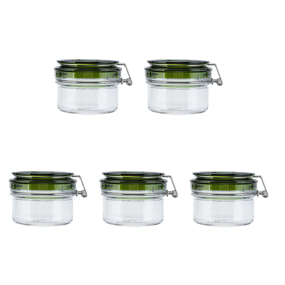 

5pcs Face Cream Dispenser Refillable Lotion Bottle Screw Sealed Jar 120ml