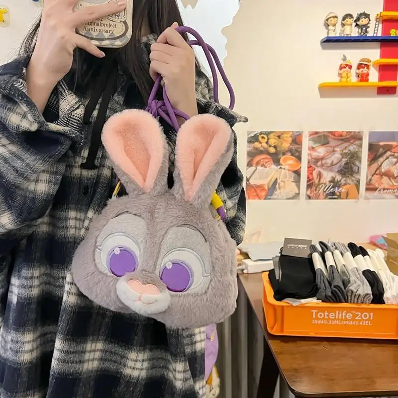 Zootopia Kawaii мультфильм аниме плюшевый рюкзак Джуди Хоппс кукла для девочек сумка