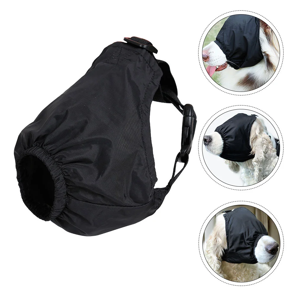 

Dog Eye Muzzle Pet Cat Calming Dogs Cap Masks Sickness Car Grooming Cancelling Cover Noise Blindfold Patch Shading Blinder Anti