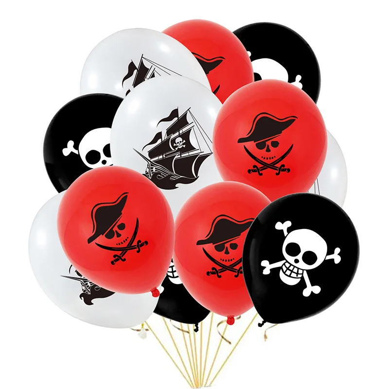 12 шт. воздушные шары из латекса с изображением пиратов Карибского моря | Дом и сад