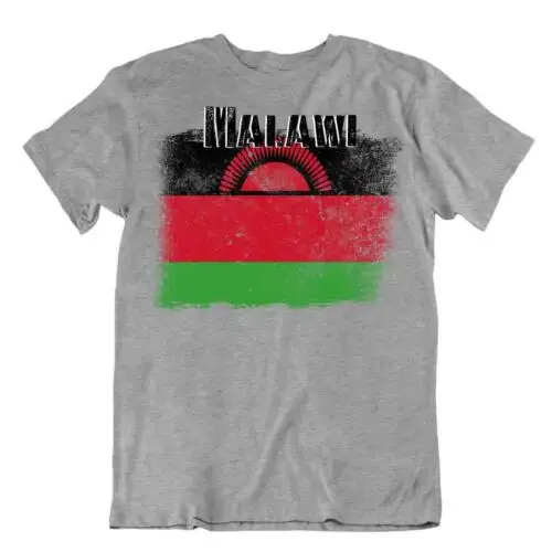 Футболка с флагом Малави футболка топ сувенир изображением карты города единицы