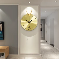 living room wall clock nordic design classic round wall clock silent metal wall decor ofertas con envio gratis room decor