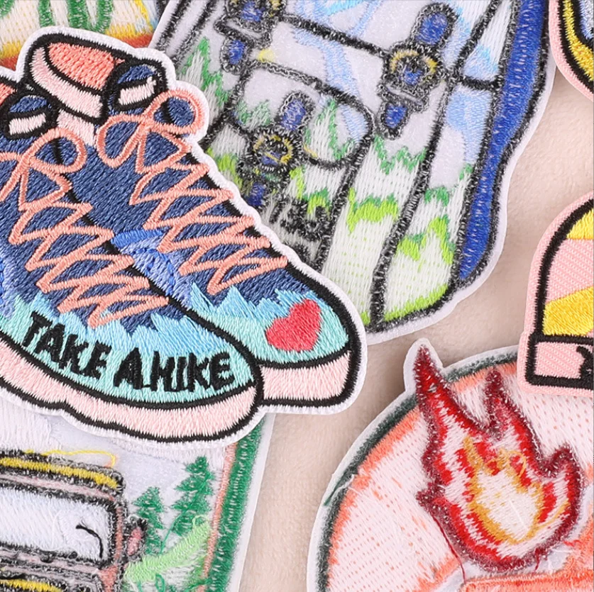 1 шт. уличные значки вышивка вышитая одежда шляпа сумка материал для ремонта
