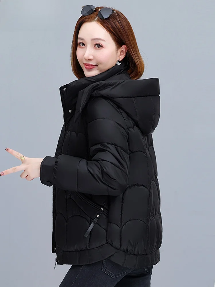 Женский пуховик Woodpecker одежда на хлопковой подкладке зимняя теплая 2024 новое