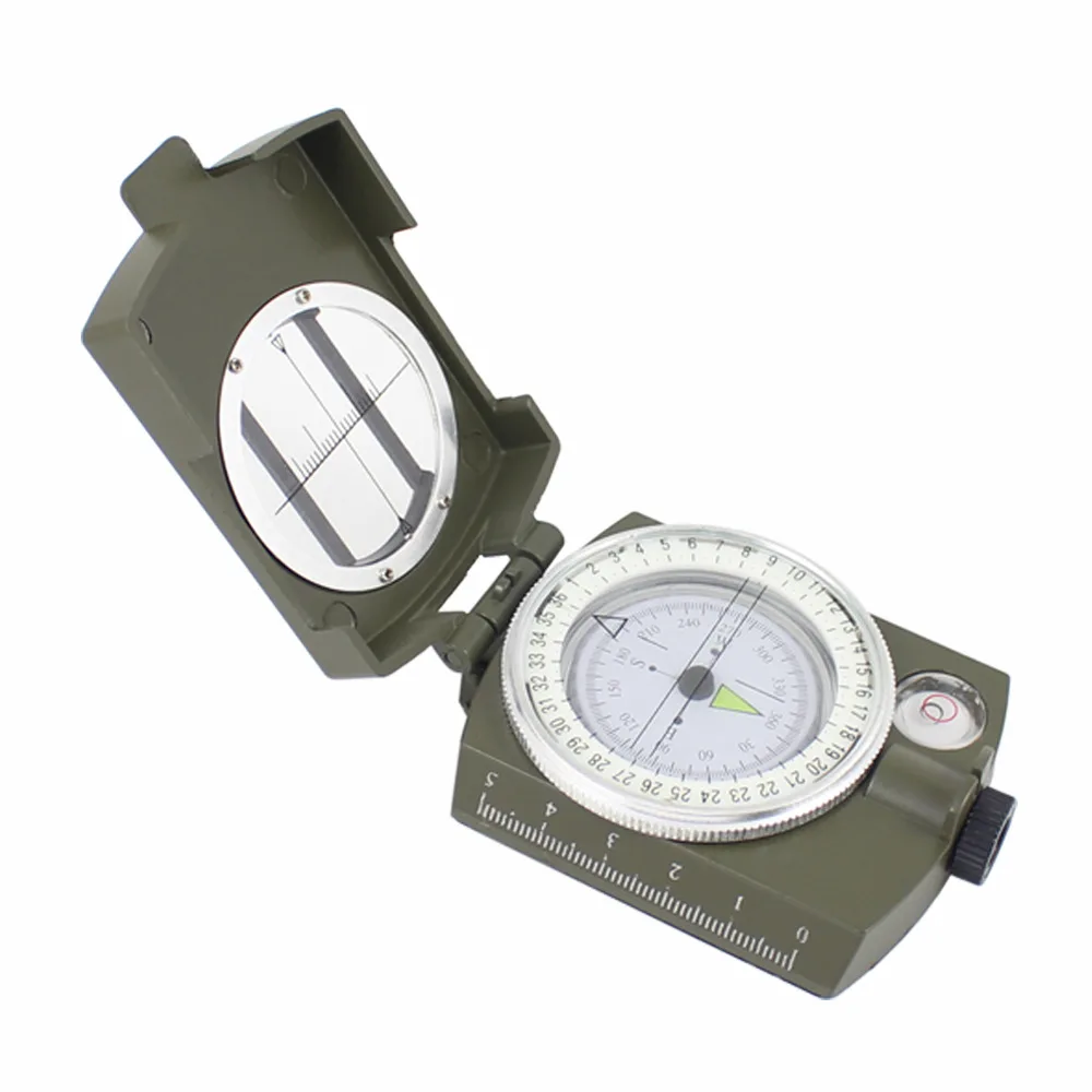 

Metal Folding Compass with Luminous Carabiner, Outdoor Multifunctional Car Compass Camping Portable Accessories Hiking Gear