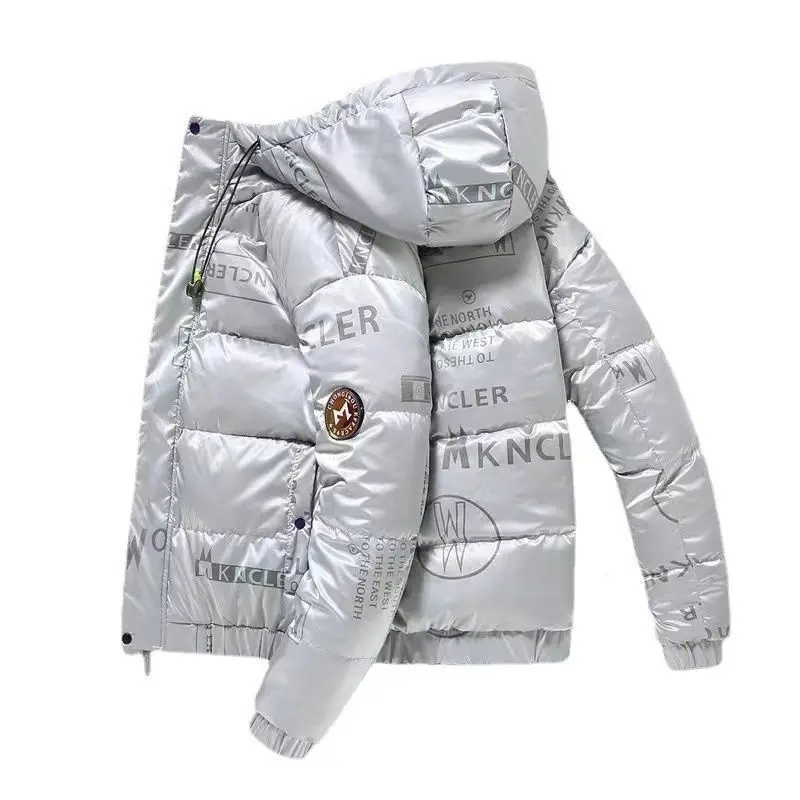 Winter Men's Jacket Down Jackets Parka Superheat Coats Loose Short Tops High End Luxury Designer Clothing Hooded Couple Coat
