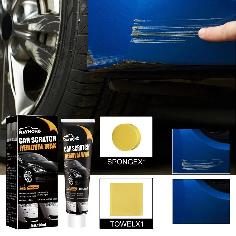 

Car Scratch Repair Paste 120ml Compound wax Car Scratches Auto Care Repair Cream Polishing Paste Paint Remover Repair Scrat I1T7