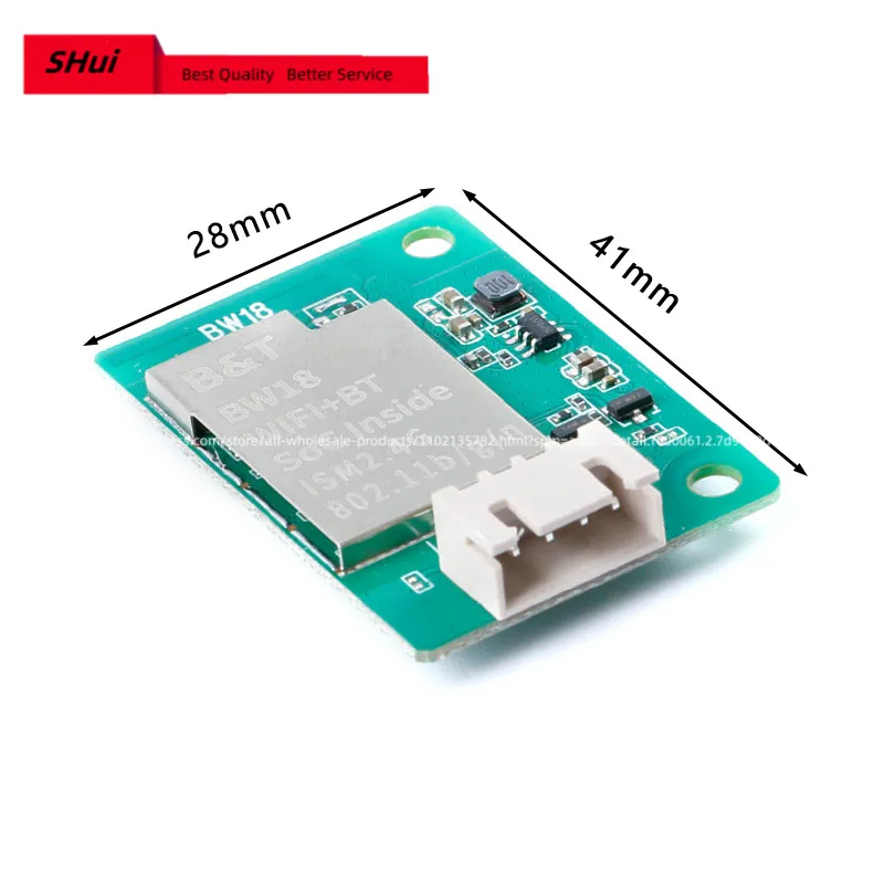 

BW18 ESP32 WiFi Bluetooth-compatible BLE 4.2 Serial Port Transparent Transmission Module UART 32Mbit SPI Flash Supports MQTT