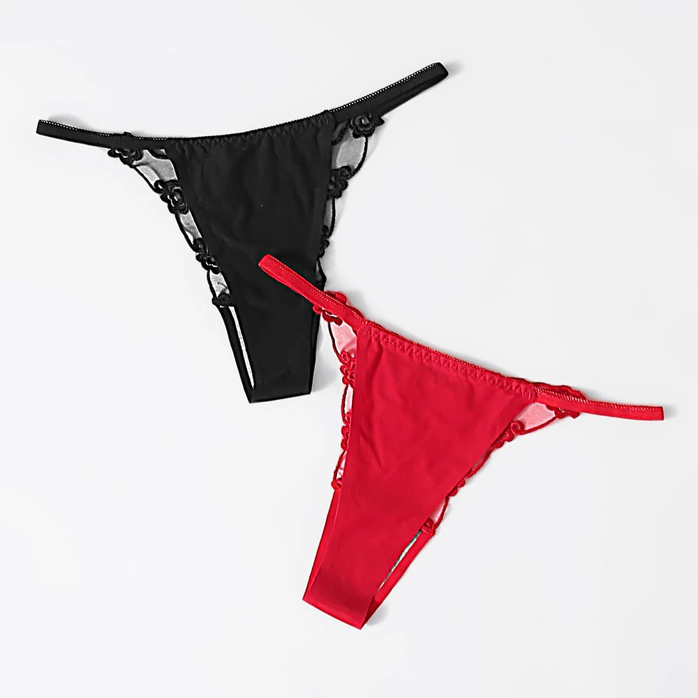 Сексуальные прозрачные стринги микро для девочек Трусы-танга женщин