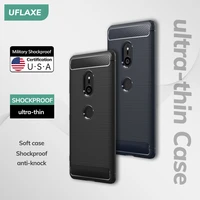 uflaxe original soft silicone case for sony xperia xz3 xz2 xz1 xzs xz premium back cover ultra thin shockproof casing