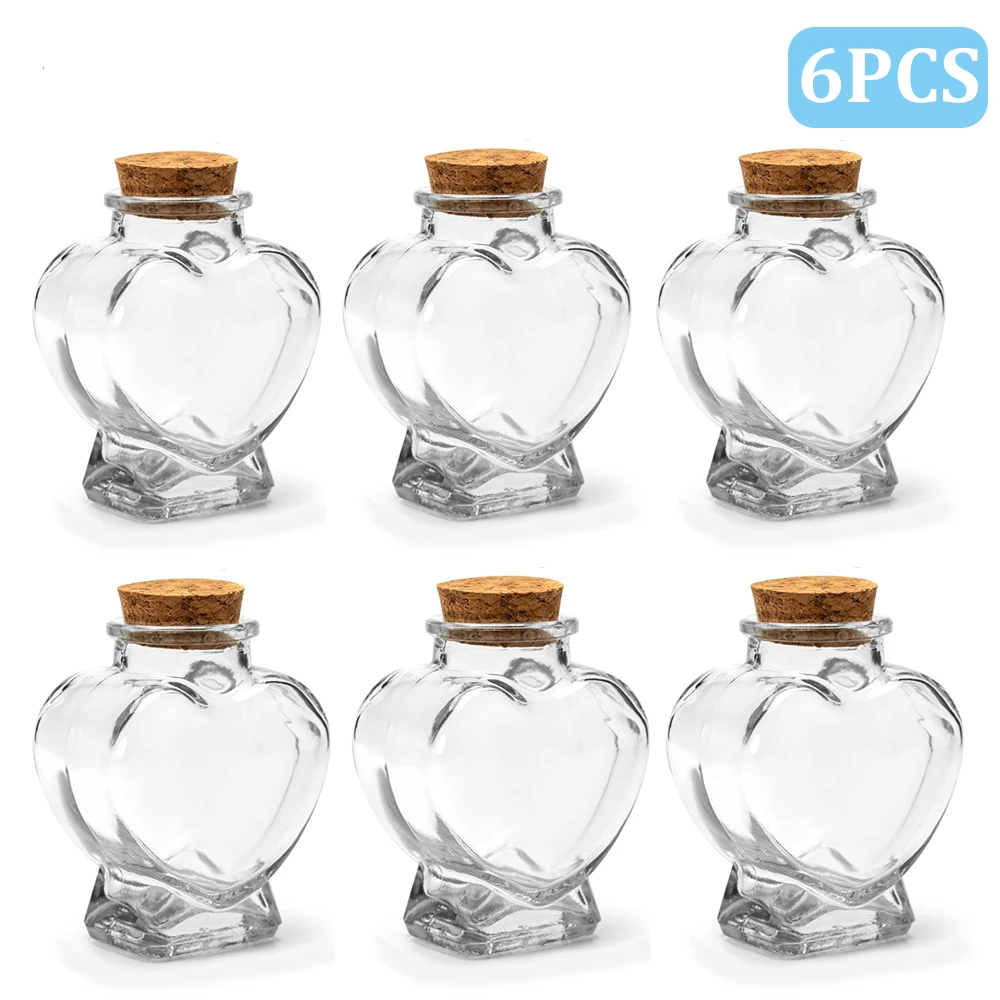 

Стеклянные бутылочки в форме сердца 80 мл