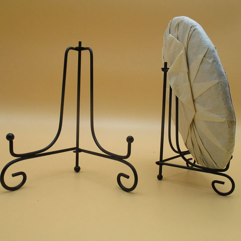 Черный кронштейн держатель для книг металлическая чаша тарелки стойка тарелок