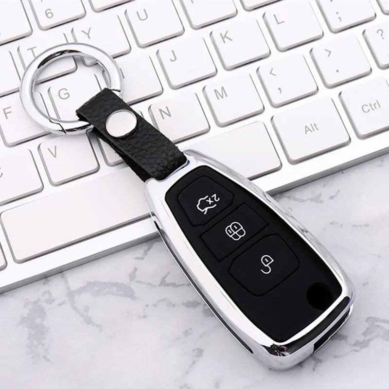 

Car Key Case for Ford fiesta 2019 Mondeo Mk4 Ranger Kuga 2 Focus Mk3 3 Fusion 2017 f150 s Max ka Mondeo Edge s-max Cmax Explorer