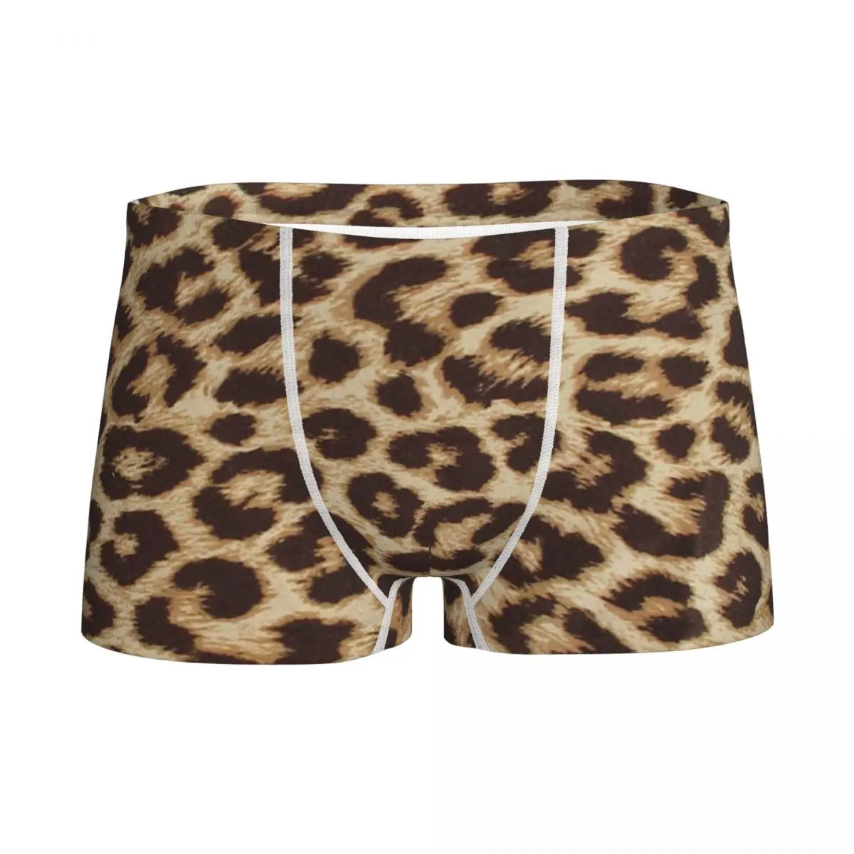 

Men Boys Underwear Leopard Print Fur Look Texture Youth Underwear Boxer Boxers Teenagers Cotton Underpants