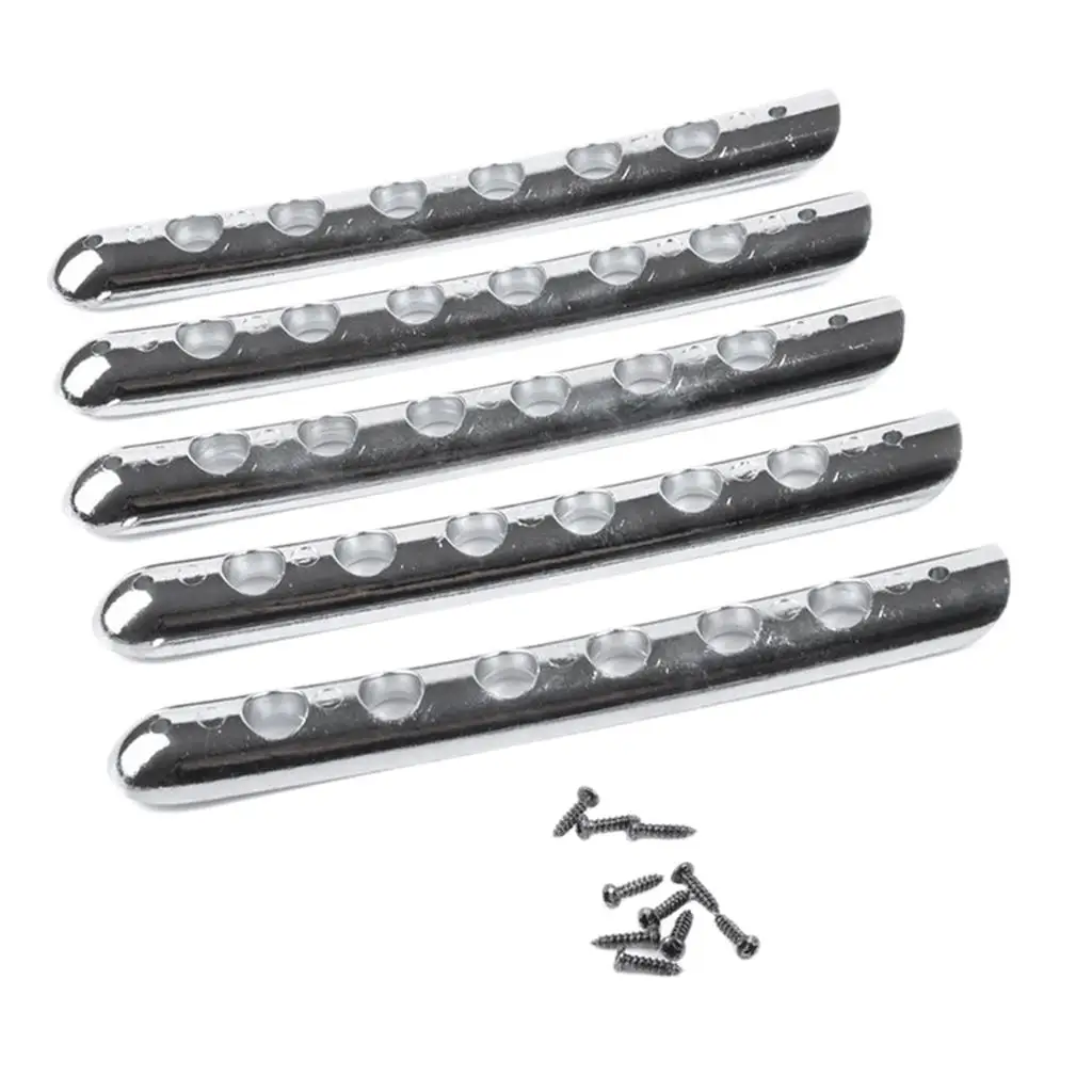 

5 шт., вставки для рукоятки для Jeep Wrangler JK 4 door 2007-2017-серебристые