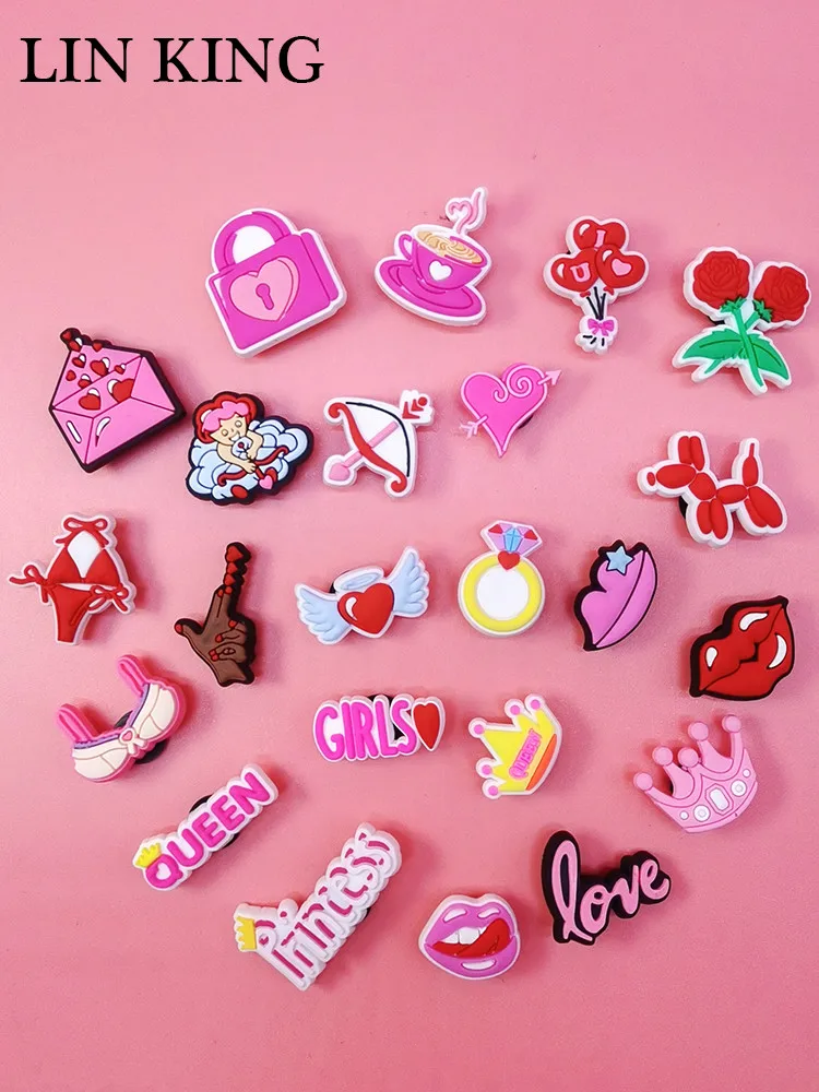 

God Of Love Design Shoe Charms Buckle Accessories Diy Couple Garden Shoes Décor Croc Pin Clogs Decorations Kids Xmas Party Gifts